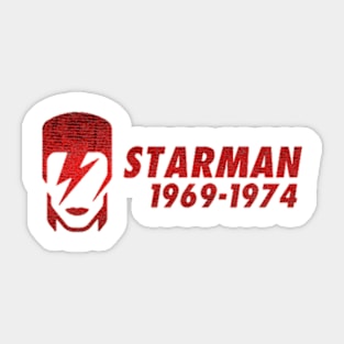 Starman life on mars Sticker